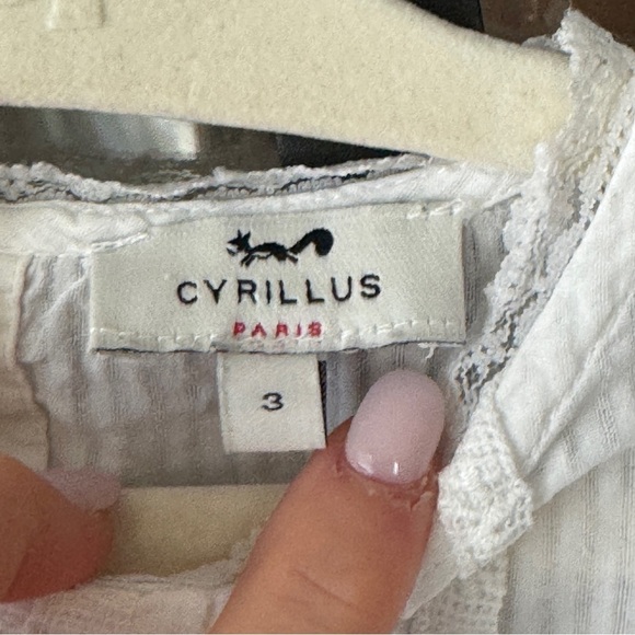 Cyrillus paris embroidered lace crochet knit blouse top toddler girl long sleeve - Picture 10 of 10